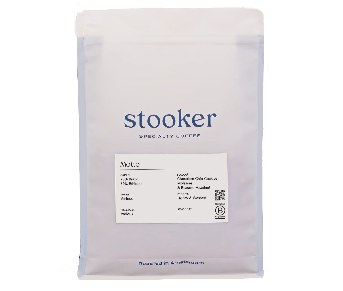 Stooker Motto Espresso Blend - Brazil, Ethiopia